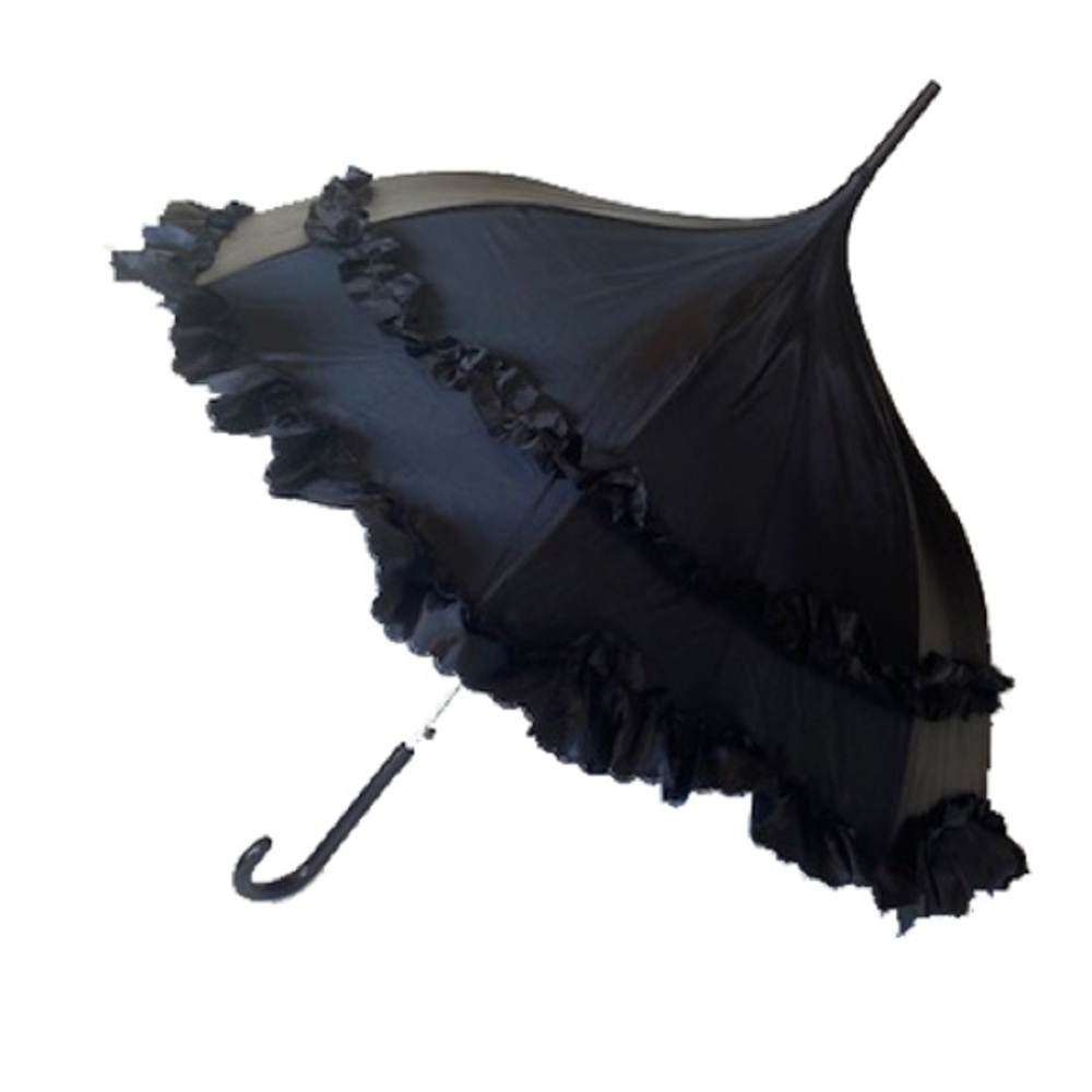 COPY - COPY - COPY - COPY - BLACK DELUXE- AUTOMATIC SATIN Umbrella/Parasol